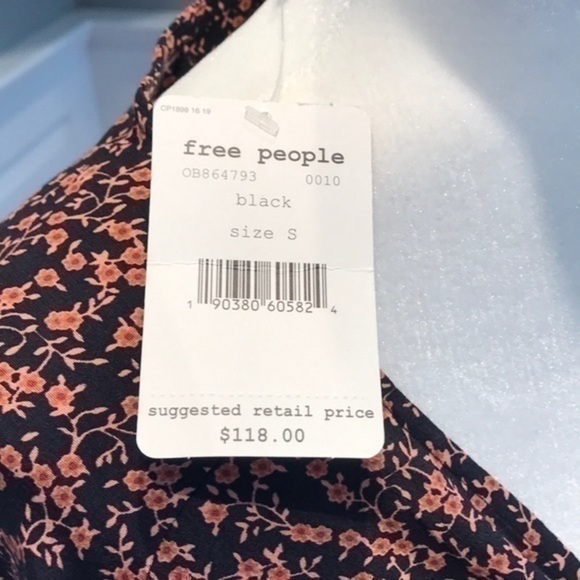 NWT Free People Clara Front- Tie Tunic - Picture 5 of 7